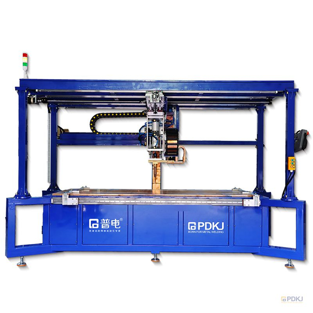 ドアパネル補強リブガントリースポット溶接機