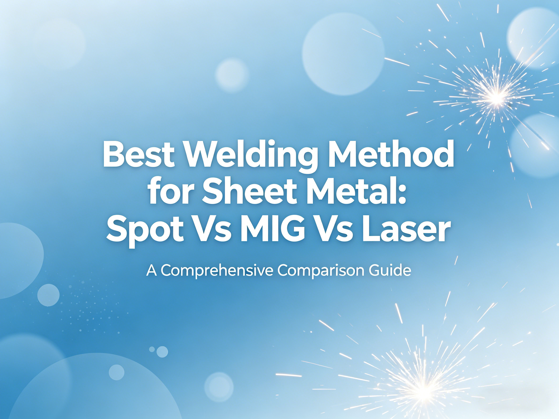 Kaedah Kimpalan Terbaik untuk Lembaran Logam: Titik Vs MIG Vs Laser