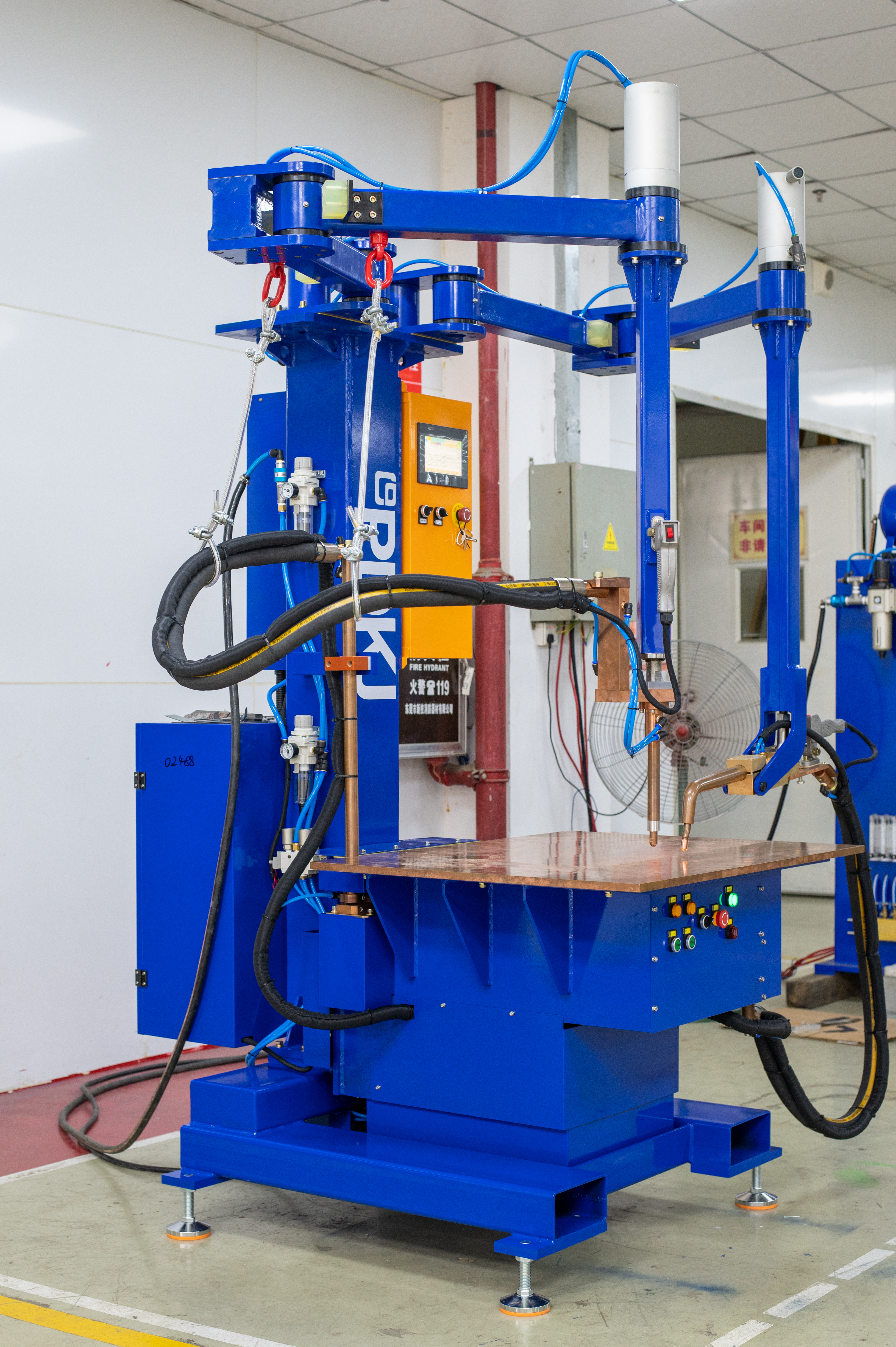 Dual Gun Platform Typ Medium Frequency Inverter Punktsvetsare