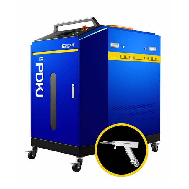 Ручны валаконна-лазерны зварачны апарат з аўтаматычнай падачай дроту