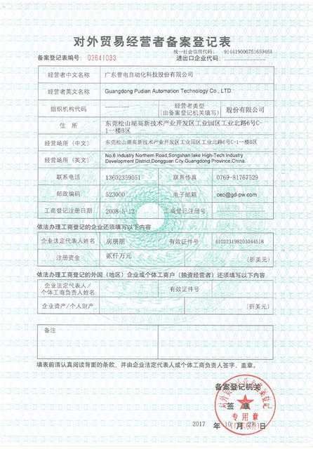 Φόρμα Εγγραφής για Αρχειοθέτηση Φορέων Εξωτερικού Εμπορίου